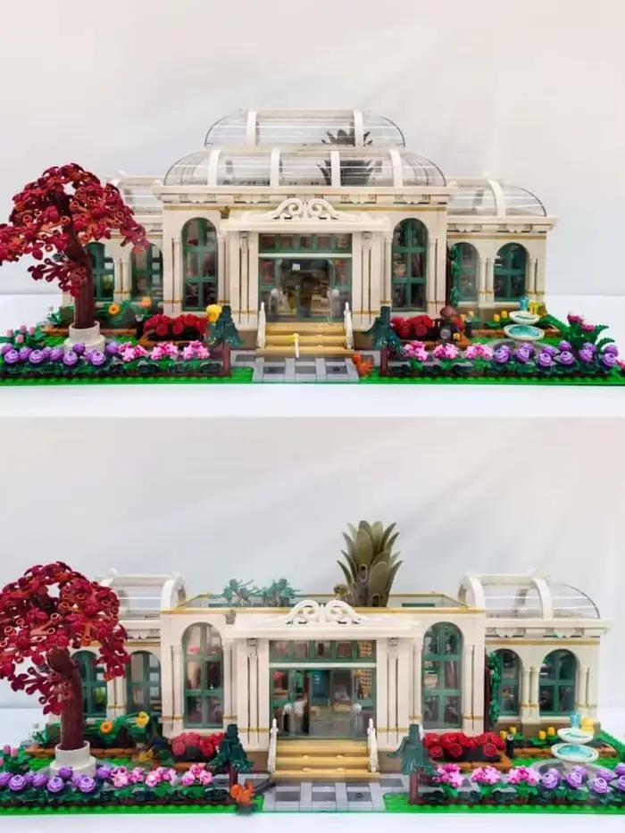 Nouveau modèle de jardin botanique en blocs de construction, jouets d'assemblage DIY pour jeunes fem