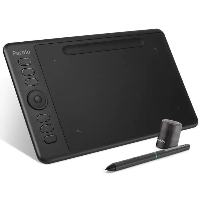 Parblo – tablette graphique numérique Intangbo S, 7x4 pouces, pour dessin OSU, avec stylet sans batt