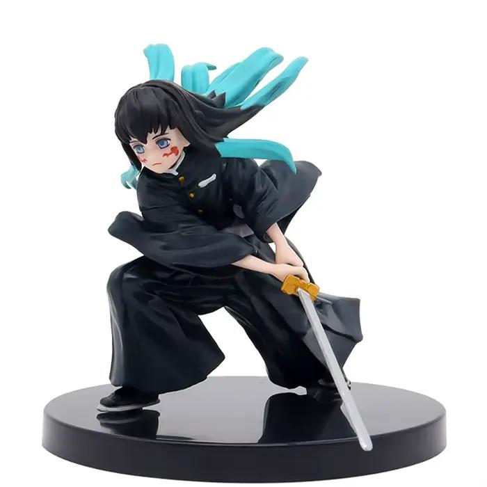 Figurine de dessin animé Demon Slayer Kimetsu no Yaiba, Kamado Tanjirou, Agatsuma Zenitsu Nezuko War
