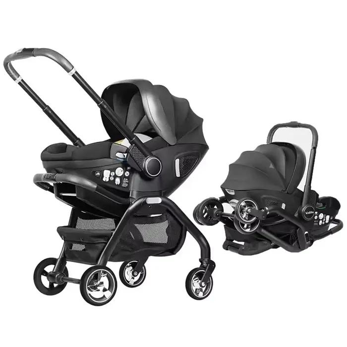 STOCK ue 3IN1 bébé poussette Portable enfant siège de voiture de luxe pliable multi-fonctionnel land