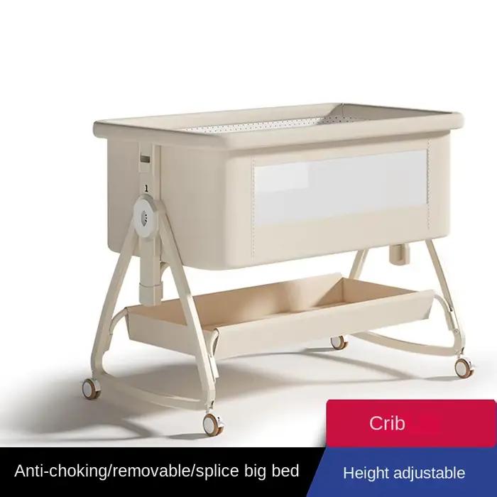 Berceau Portable multifonctionnel pliable pour nouveau-nés, avec Table à langer, hauteur réglable, c