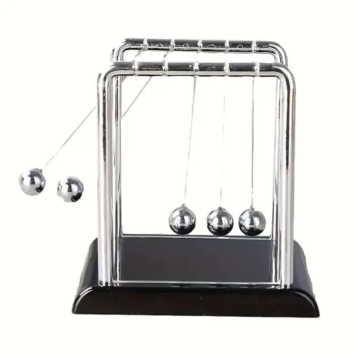 Boules d'équilibre au pendule Newton : décoration de bureau élégante et jouet dynamique éducatif pou