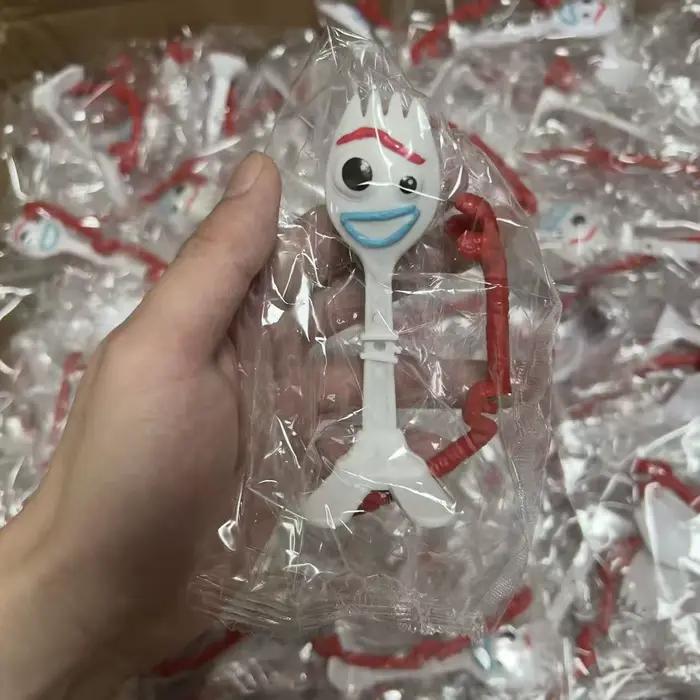 Figurines de collection Disney Toy Story Forky Woody Buzz Lightyear Bo Peep Jessie, 10CM, jouets pou