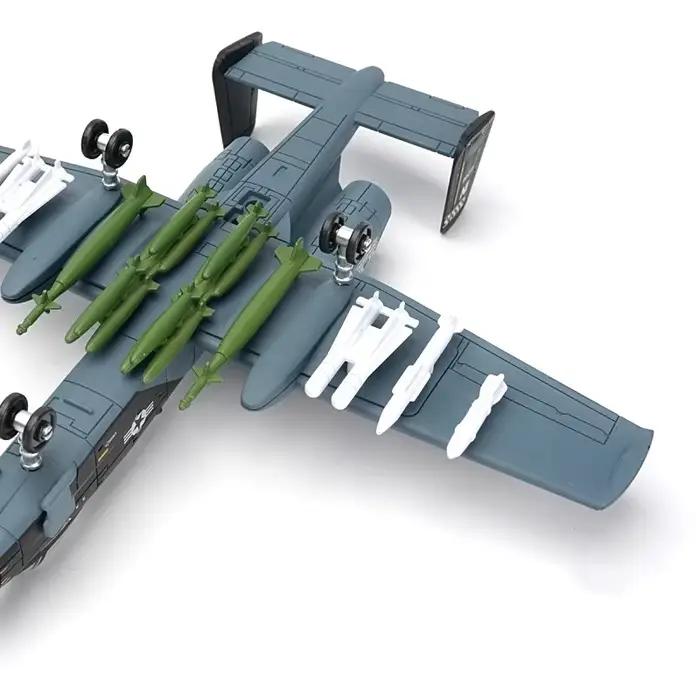 Blocs de construction de la série militaire A-10 Thunderbolt II, avion d'attaque de soutien modèle F