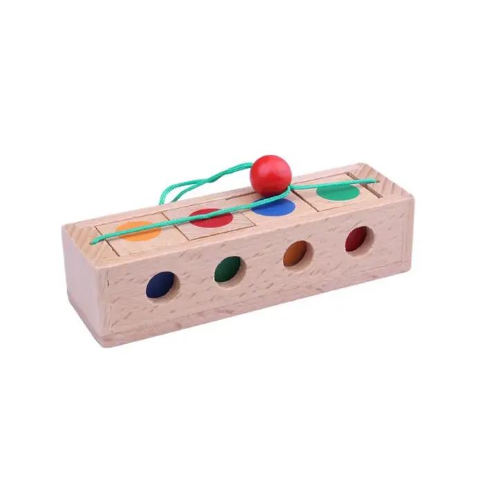 Cubes de couleurs correspondant Puzzle en bois casse Tete pour enfants adultes adolescents défi ment