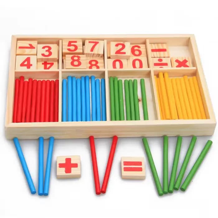 Jouets éducatifs en bois Montessori pour enfants, jouets mathématiques pour bébés, Table de Multipli