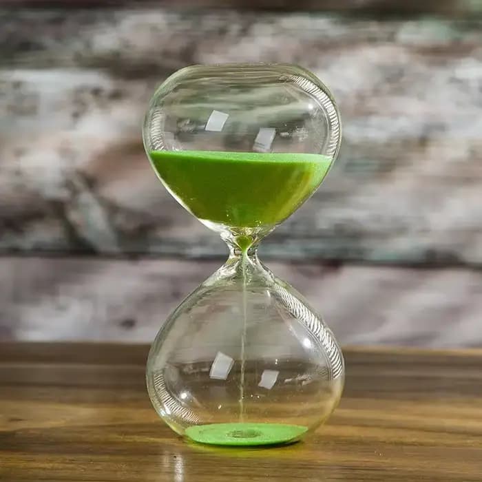 Sablier créatif en verre, outil de gestion du temps, ornements de bureau, jouets décoratifs pour la 