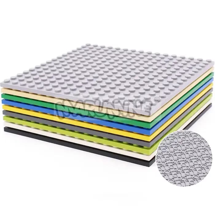 Marumine – blocs de Construction, plaque de Base Double face 16x16 91405, pièces à assembler, brique