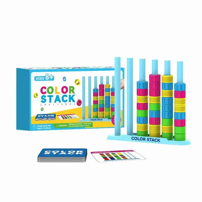Color Stack Challenge : un jeu de puzzle de correspondance de couleurs rapide pour des soirées amusa