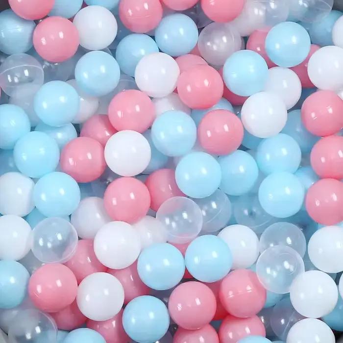 50pcs coloré amour étoile en plastique océan balle fosses écologique drôle bébé enfant nager fosse j