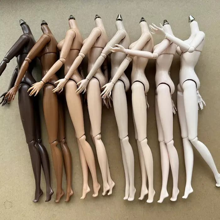 Corps de poupée LULY original, 8 tons de peau, gros seins de haute qualité, 29CM, corps de remplacem