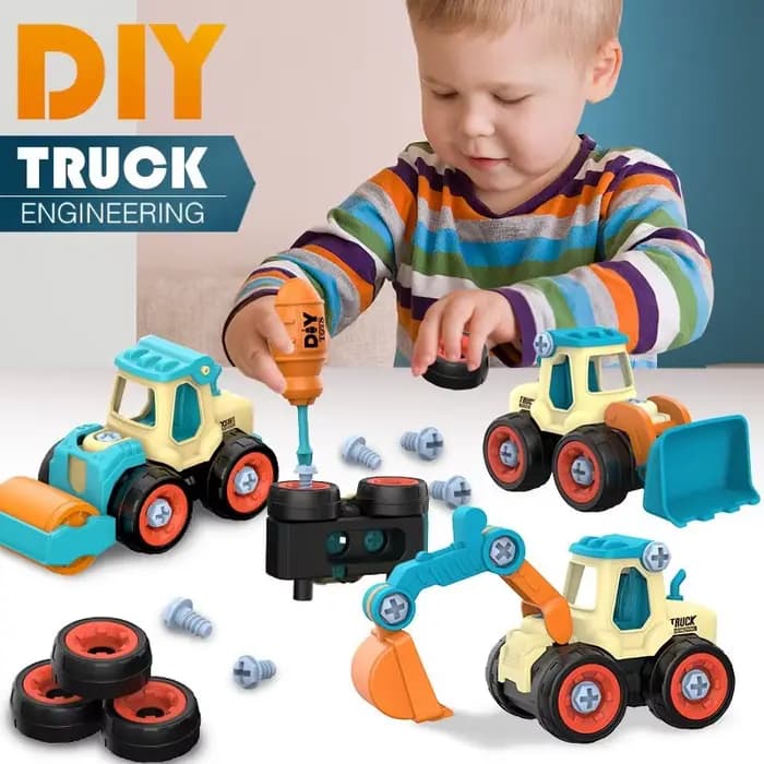 Écrou démontage chargement déchargement ingénierie camion pelle Bulldozer Montessori éducation jouet