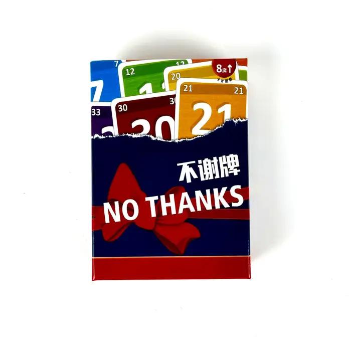 Pas de remerciement Jeu de société Un jeu de cartes amusant et engageant pour tous âges Parfait pour