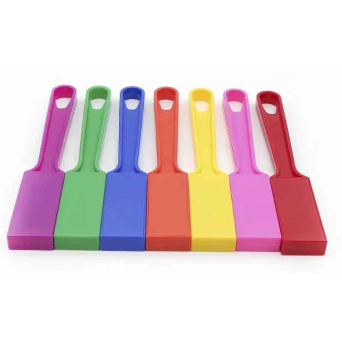Bâton de feuille circulaire magnétique de couleur en plastique, jeu d'expérimentation magnétique de 
