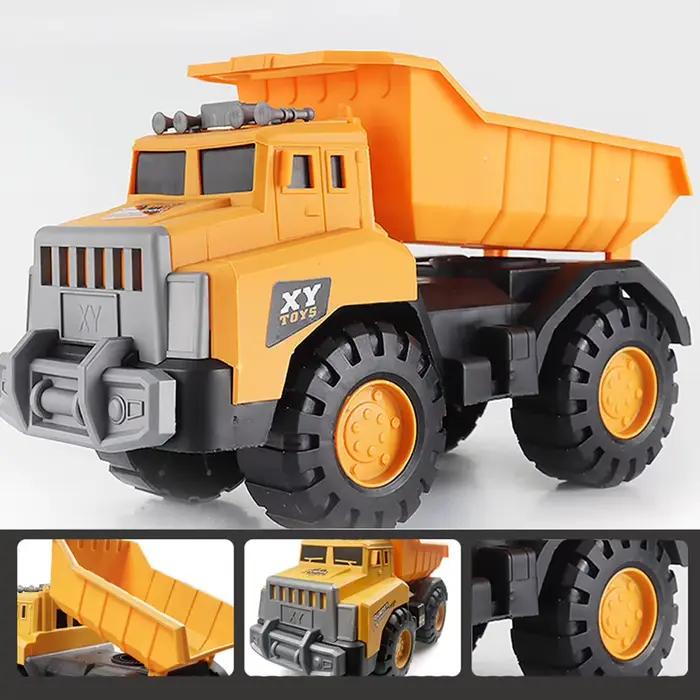 Jouets de construction pour enfants : mini-excavatrice, camion benne, chariot élévateur, véhicules à