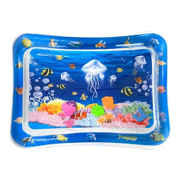 Tapis de jeu d'eau pour bébé, coussin gonflable en PVC pour nourrissons, temps du ventre, coussin d'