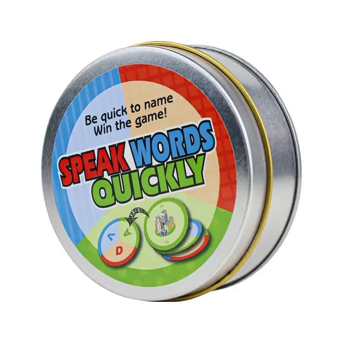 Jouets pour enfants sort mot anglais carte de jeu dire rapidement mots jeu de société interactif car