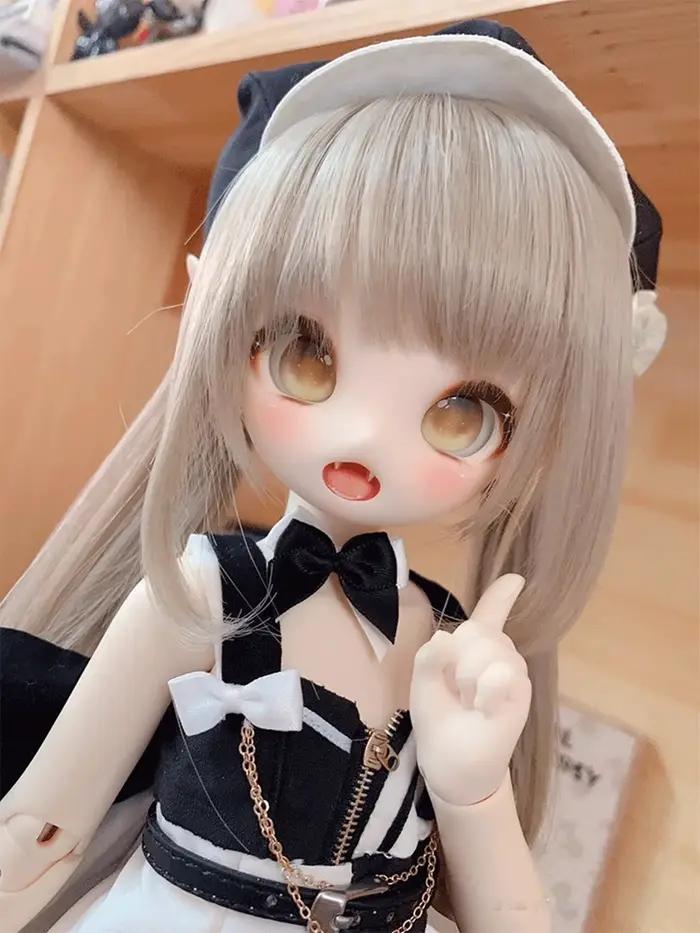Figurine d'action Sd bjd, vampire miaou Ji lapin corps ours en option type humain maquillage conduit