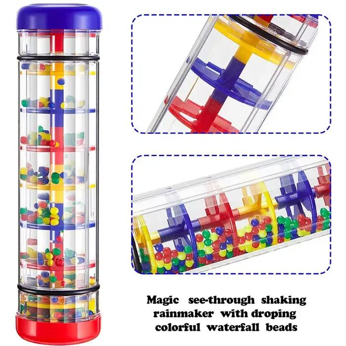 TeWindsor-Bâton de Pluie Musical pour Bébé de 1 à 2 Ans Accessoires de Jouets pour Nouveau-Né Martea