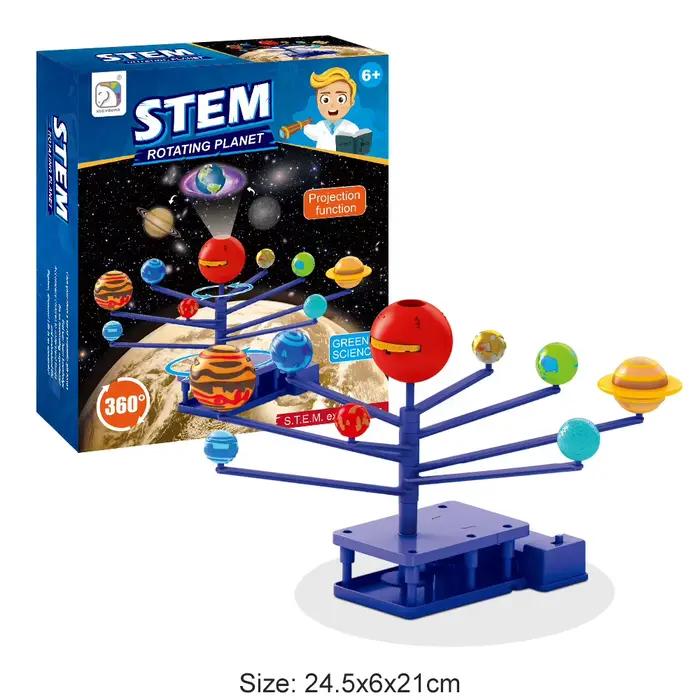 Modèle du système solaire, huit planètes, planétarium électrique, jouet éducatif STEM, jouet éducati