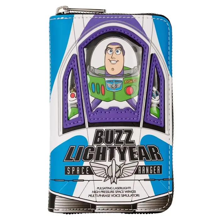 Portefeuille zippé Loungefly Pixar Toy Story 30e anniversaire Buzz Lightyear