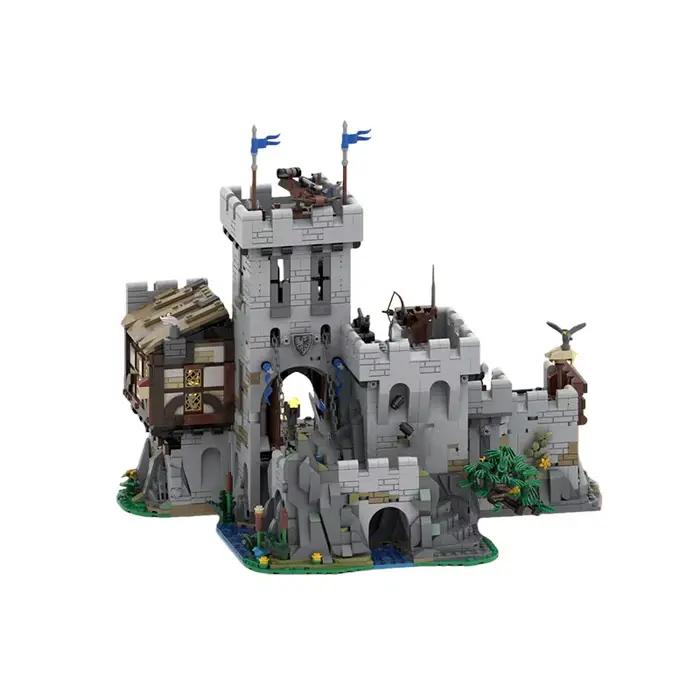 Château jouet de construction MOC modèle 2738 pièces, article d'exposition créatif, cadeau de festiv