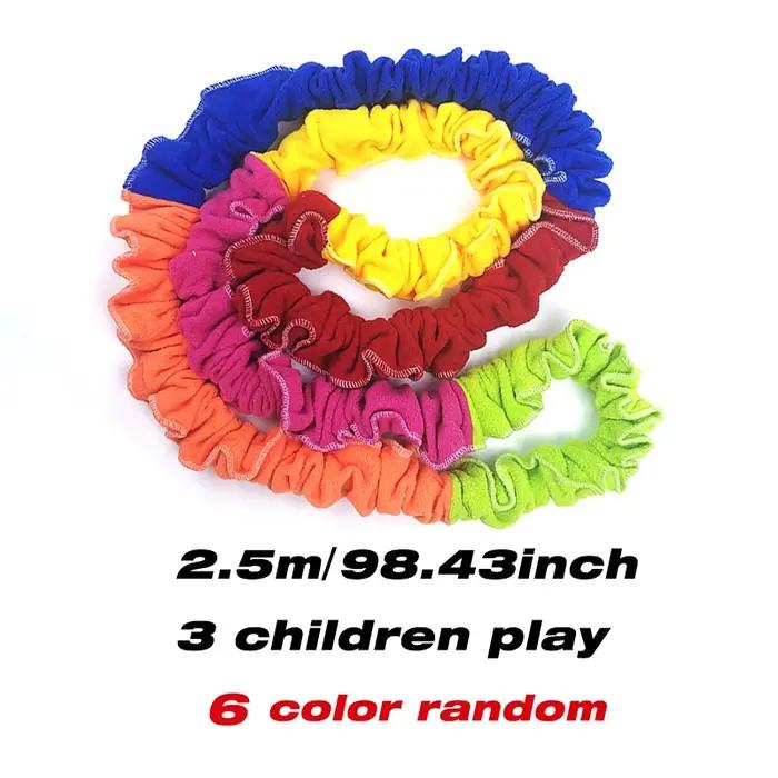 Corde élastique pour enfants, jeu de sports de plein air, jeu d'équipe de crèche, jeu d'activité pou