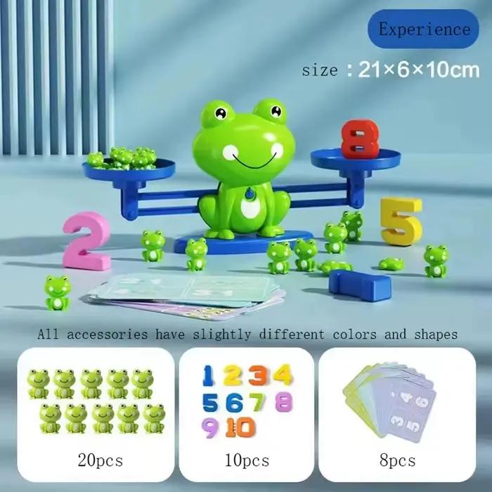 Jeu d'équilibre de grenouille numérique pour enfants, développement de l'intelligence, formation à l