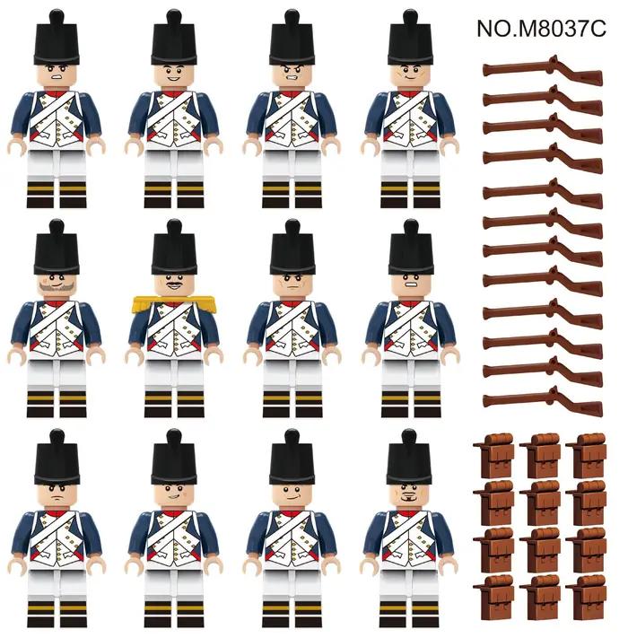 Minion Royal Meigao 36 modèles, soldat européen M8037, vente en gros transfrontalière de blocs de co