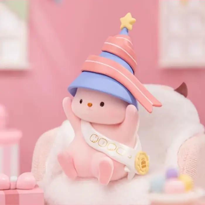 TOPTOY MOMO BUNNY-Boîte ennemi de la série des travailleurs, boîte surprise, figurine d'action origi