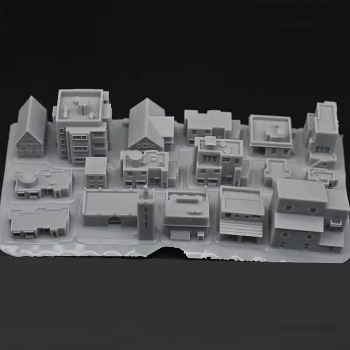 1 ensemble 1/2000 1/700 1/350 échelle maison modèle de construction Simulation Architectural résine 