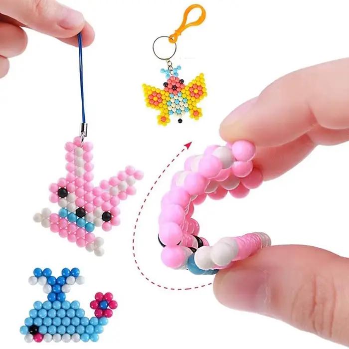 Perles de fusible d'eau magiques faites à la main, perles créatives, jouets artisanaux d'art, perles