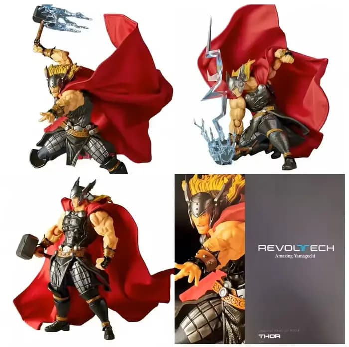 Figurine d'action Thor Hot Toys CTM Toys Revoltech, articulations renforcées, Avengers KO, jouet de 