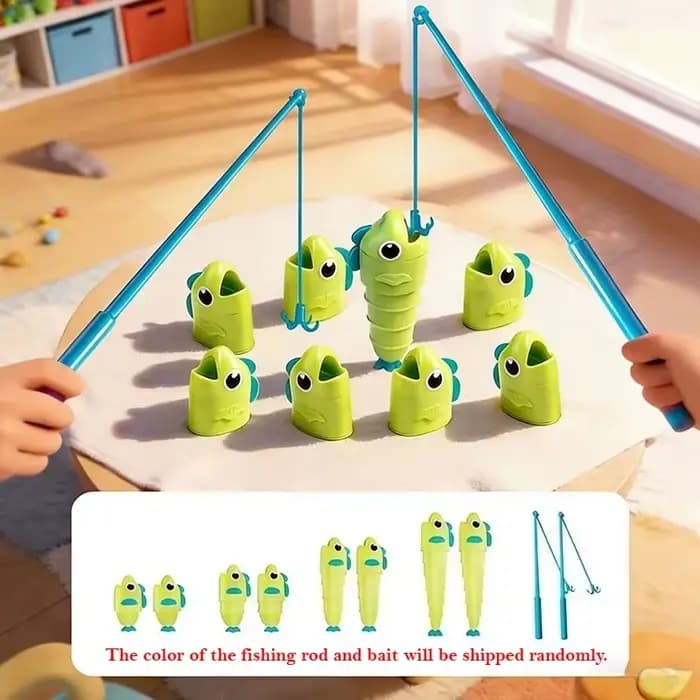 Fishing Master - Jeu de combat de pêche extensible pour deux joueurs - Jeu de société familial - Jou