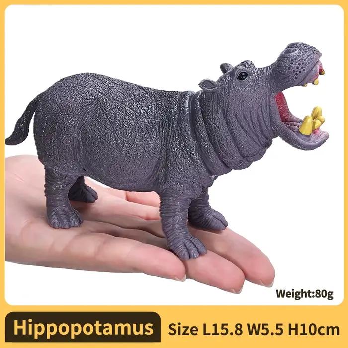 Zoo monde ferme Animal grand cheval vache cochon mouton chèvre âne modèle figurines d'action Lion ti