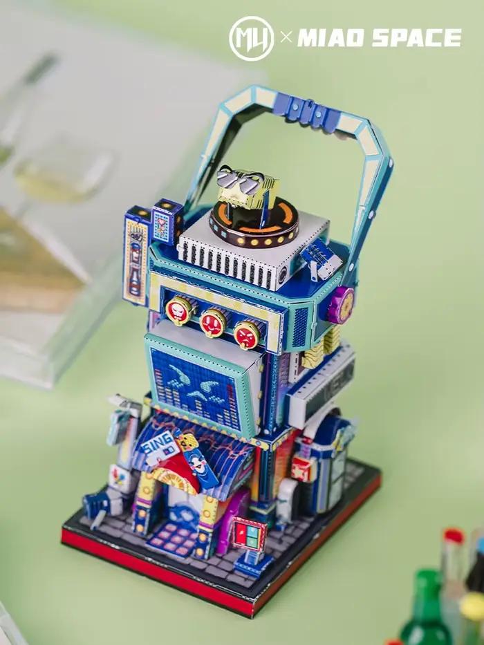 Puzzle 3D Stéréoscopique en Métal Série Architecture Vue sur Rue Européenne MU, Jouet de Puzzle DIY,