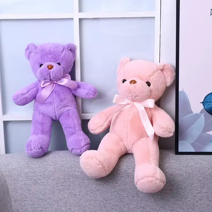 Ours en peluche mignon, jouet Animal en peluche douce, chat Kawaii, jouets de couchage pour bébé, dé