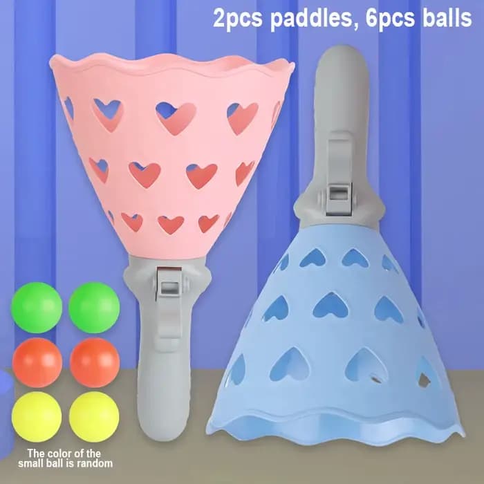 Activités de jeu d'intérieur et d'extérieur pour enfants, jeu de balle Pop-Pass-Catch de 5.9 pouces 