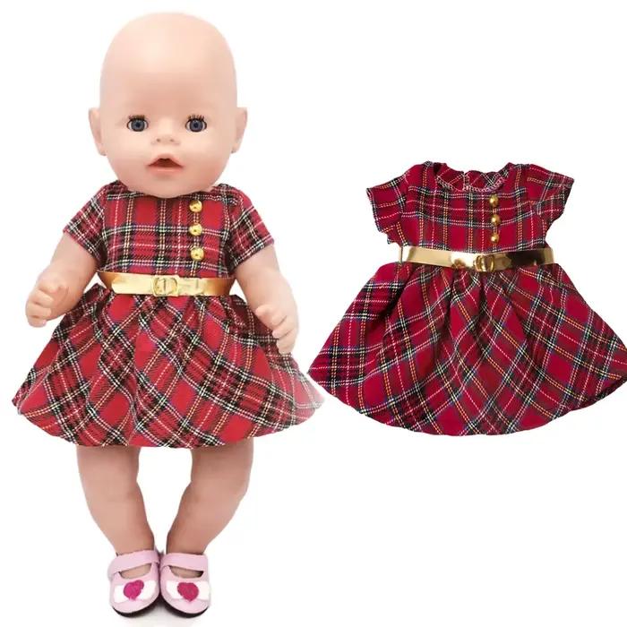 Vêtements d'été pour poupées de 40 Cm, chemise de 17 pouces, gilet à fleurs, cadeaux pour enfants fi