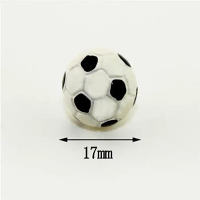 Maison de poupée 1:6/1:12 balles de sport miniatures, jouet décoratif de Football et de basket-ball