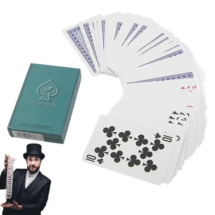 Jeu de cartes à jouer en avance, cartes à jouer très marquées, cartes transparentes, cartes magiques