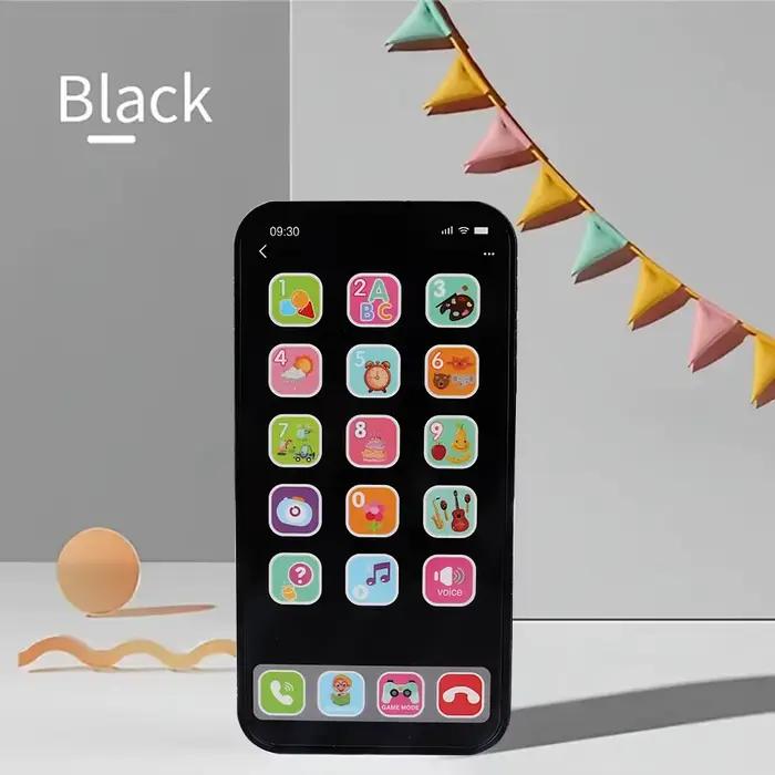 Jouet d'éveil pour bébé, Téléphone éducatif interactif avec sons, Jouet d'éveil pour nourrisson, Mac
