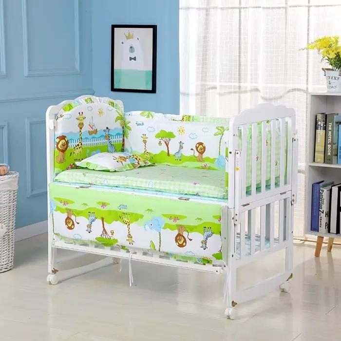 Ensemble de literie pour lit de bébé, 6 pièces, pour garçons et filles, ensemble de luxe pour chambr