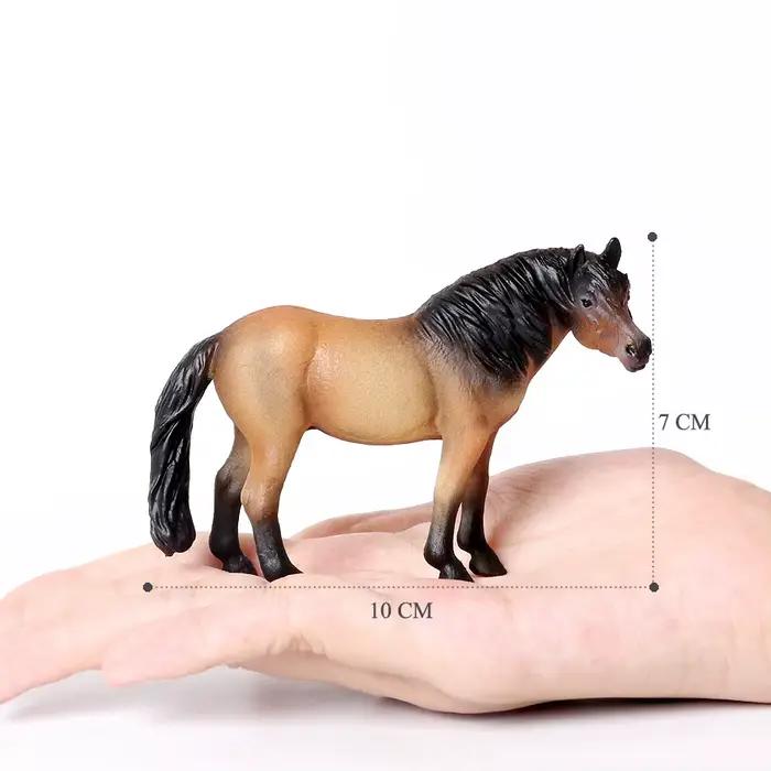 Figurines de grands chevaux en plastique réalistes, Textures détaillées, chevaux, jouets d'animaux d