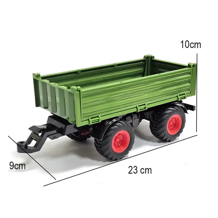 Modèle de jouet d'ingénierie pour enfants : tracteur agricole, remorque, véhicule de ferme, voiture 