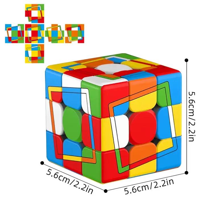 Cube incliné B 3x3, 2 solutions, Speed Cube 3x3x3, cube magique, cube puzzle, jeu de décryptage, puz