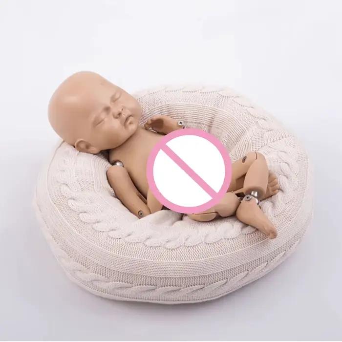 Mannequin de pose réaliste pour nouveau-né, accessoire de photographie articulé réglable pour salons