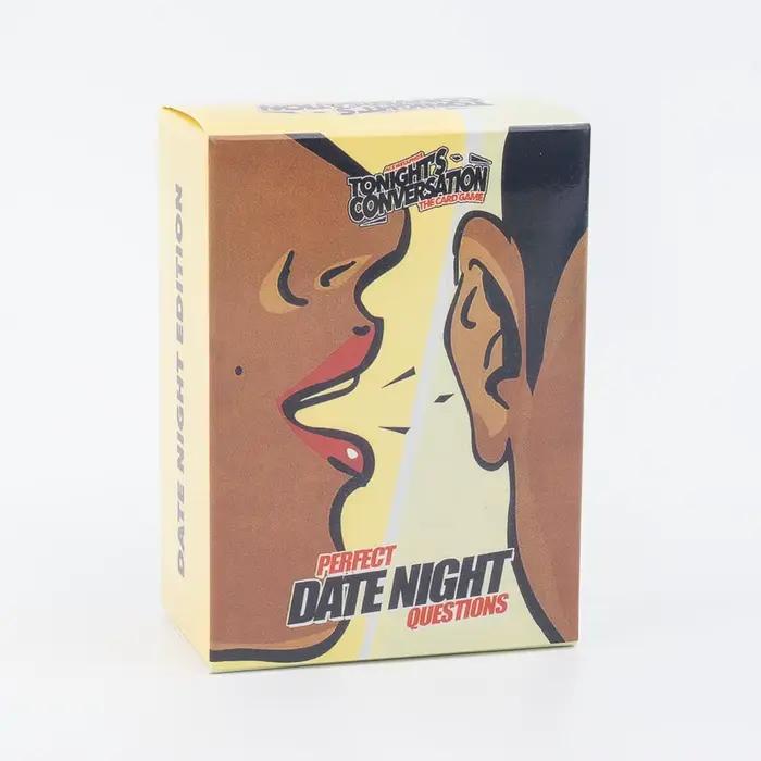 CONVERSAISON DU SOIR : 100 questions ouvertes - Édition Soirée Romantique - Jeu de cartes pour des c