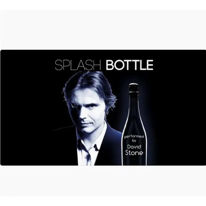 Bouteille Splash 2.0 de David Stone & Damien Vappereau (Gimmick), tours de magie, scène en gros plan