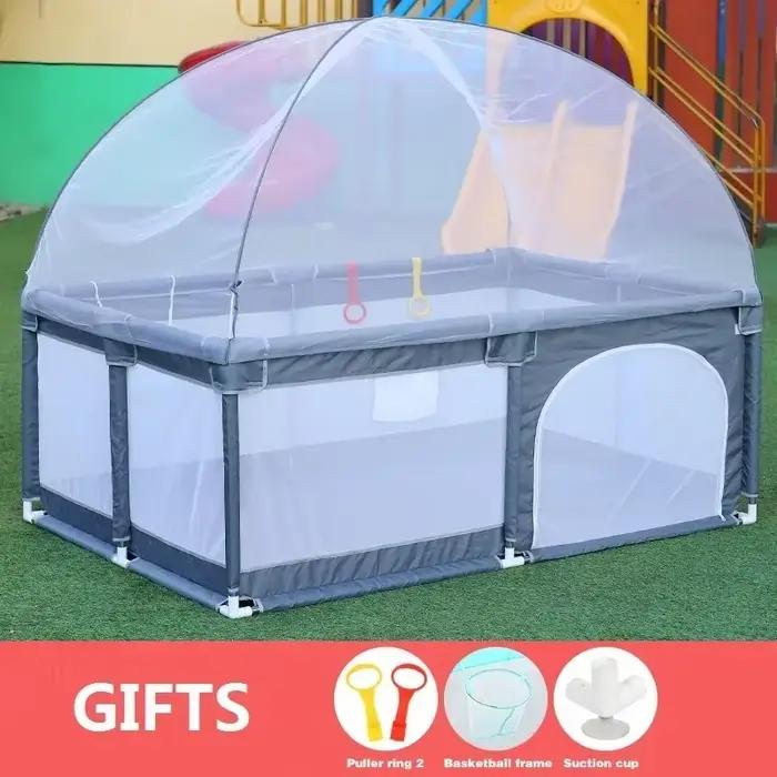 IMBABY parc bébé grand parc pour enfants barrière de sécurité intérieure clôture avec mousse Anti-co